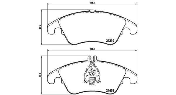 MAGNETI MARELLI Комплект тормозных колодок, дисковый тормоз 363700450069